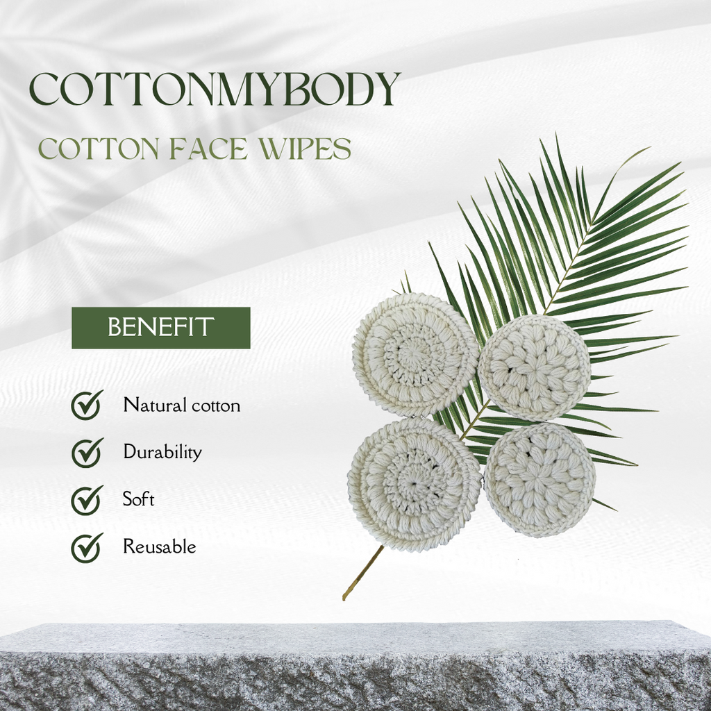 COTTONMYBODY COTTON FACE WIPES