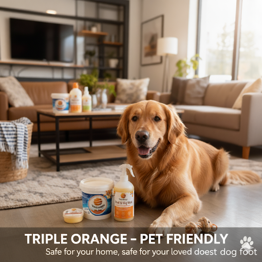 A Cleaner Home, A Safer Space: Why Pet Parents Trust Triple Orange