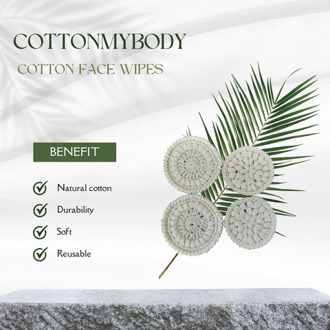 COTTONMYBODY  COTTON FACE WIPES